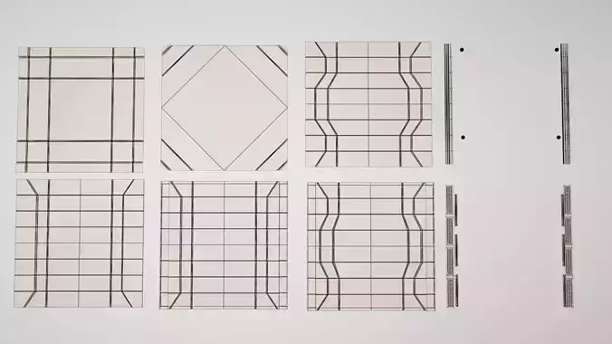 Simple Tileable SciFi Floor Corridor
