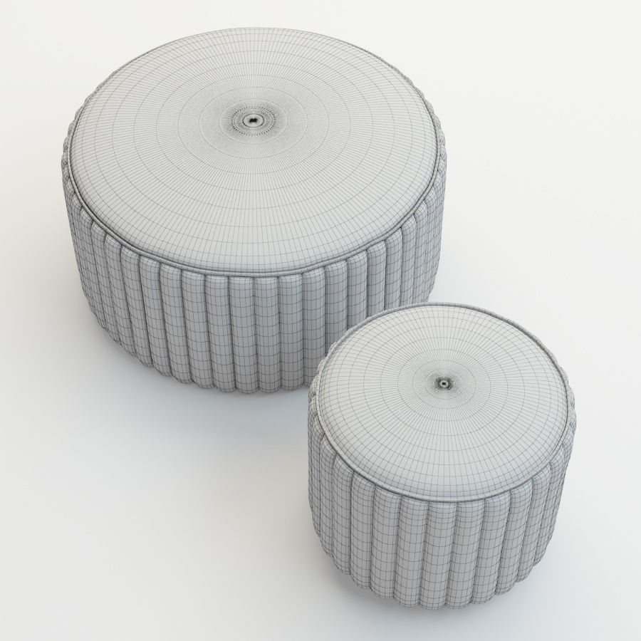 Pouf Cobra and Lips 3D model_5