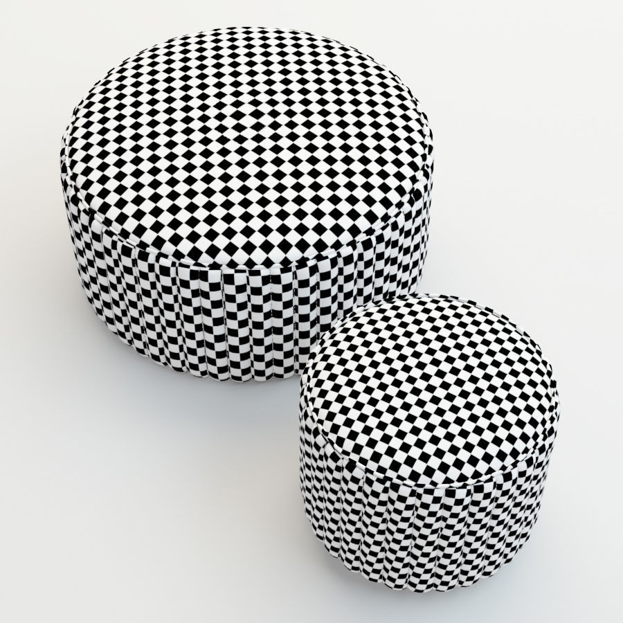 Pouf Cobra and Lips 3D model_6