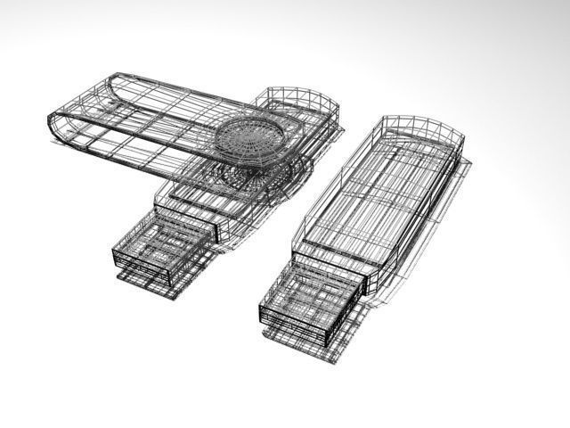 Pen Drive Low-poly 3D model_8