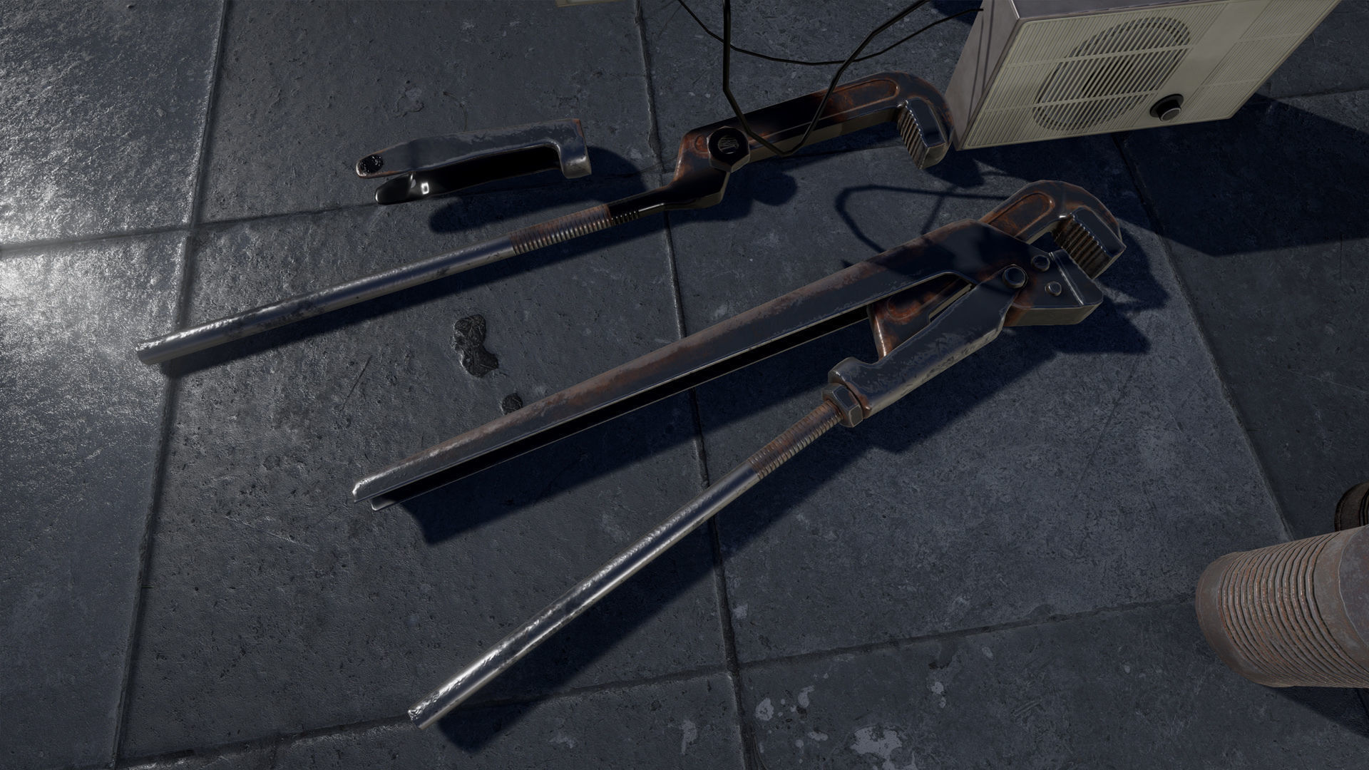 Urban Interior Props Pack Vol 2 Low-poly 3D model_7