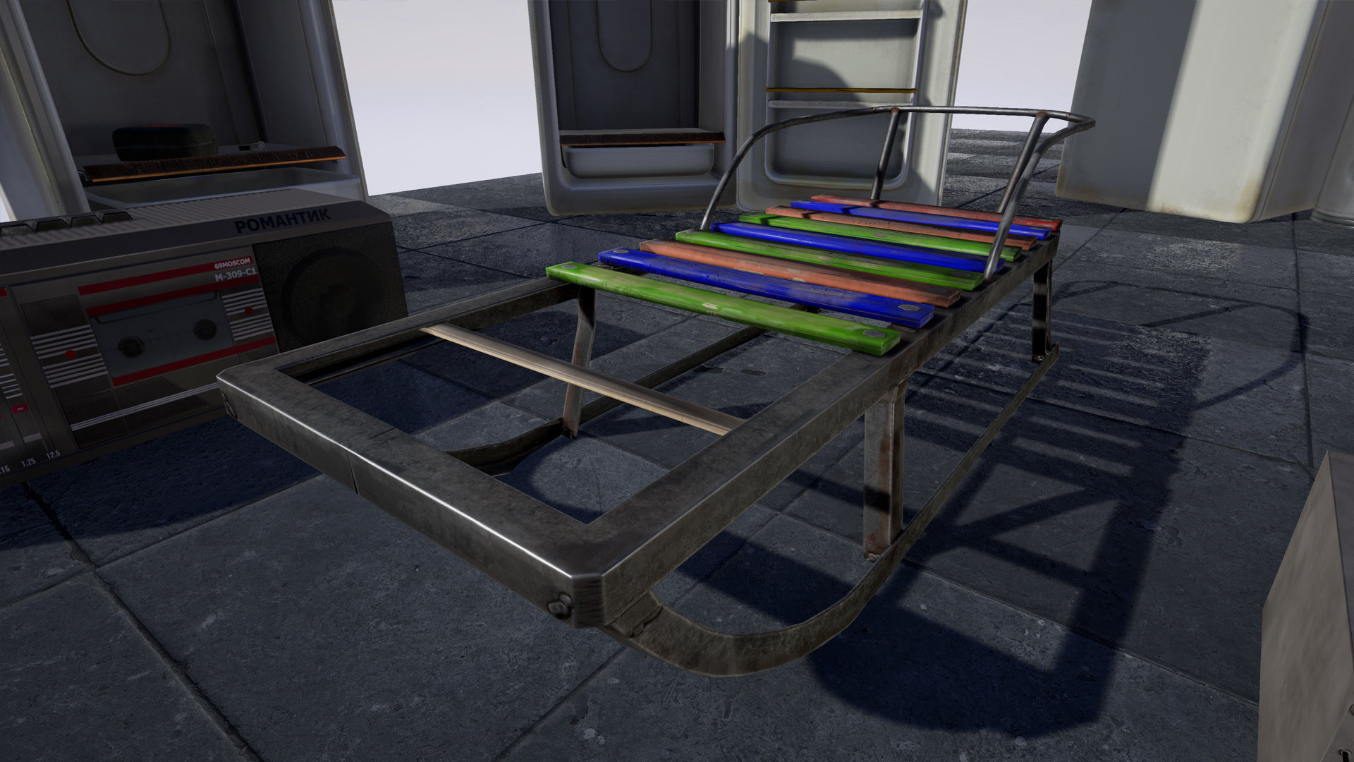 Urban Interior Props Pack Vol 2 Low-poly 3D model_3