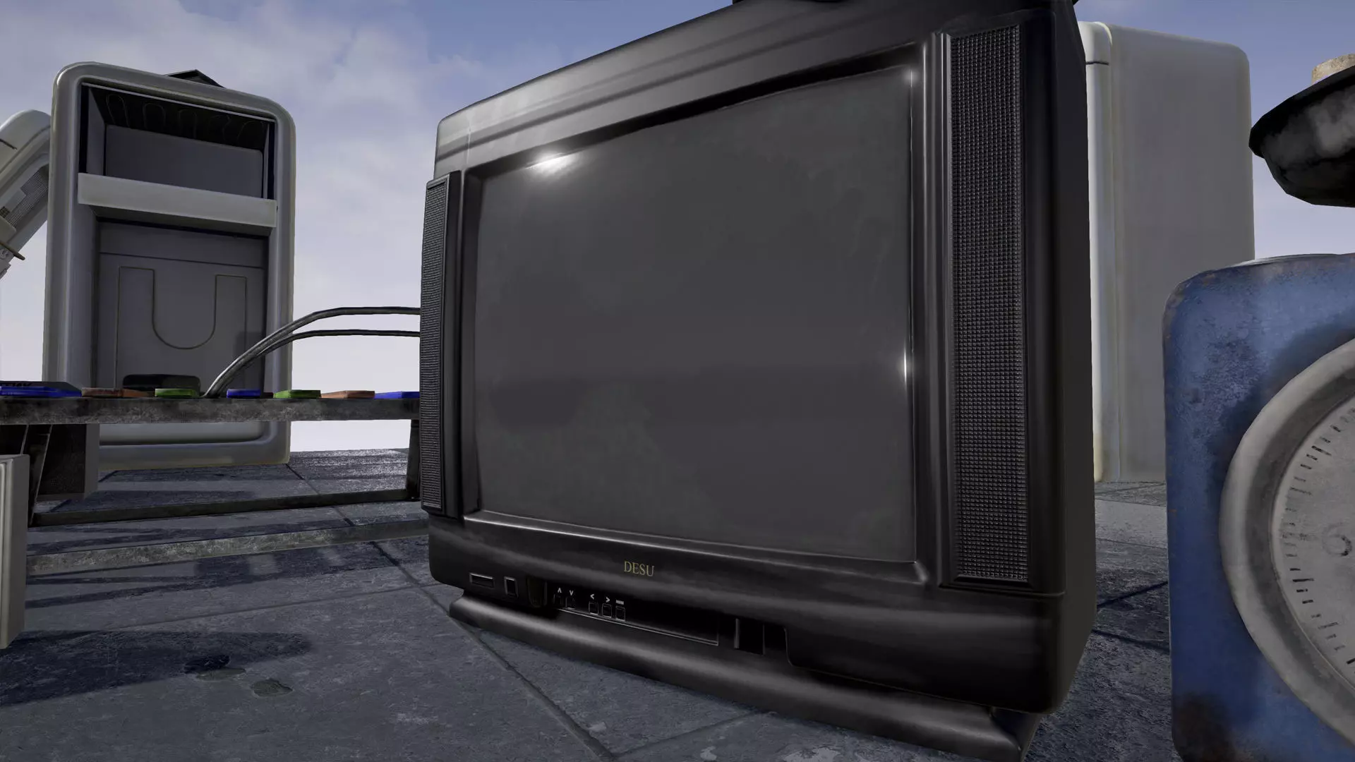 Urban Interior Props Pack Vol 2 Low-poly 3D model_0