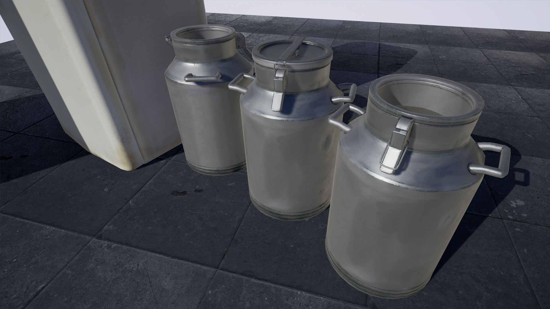 Urban Interior Props Pack Vol 2 Low-poly 3D model_9