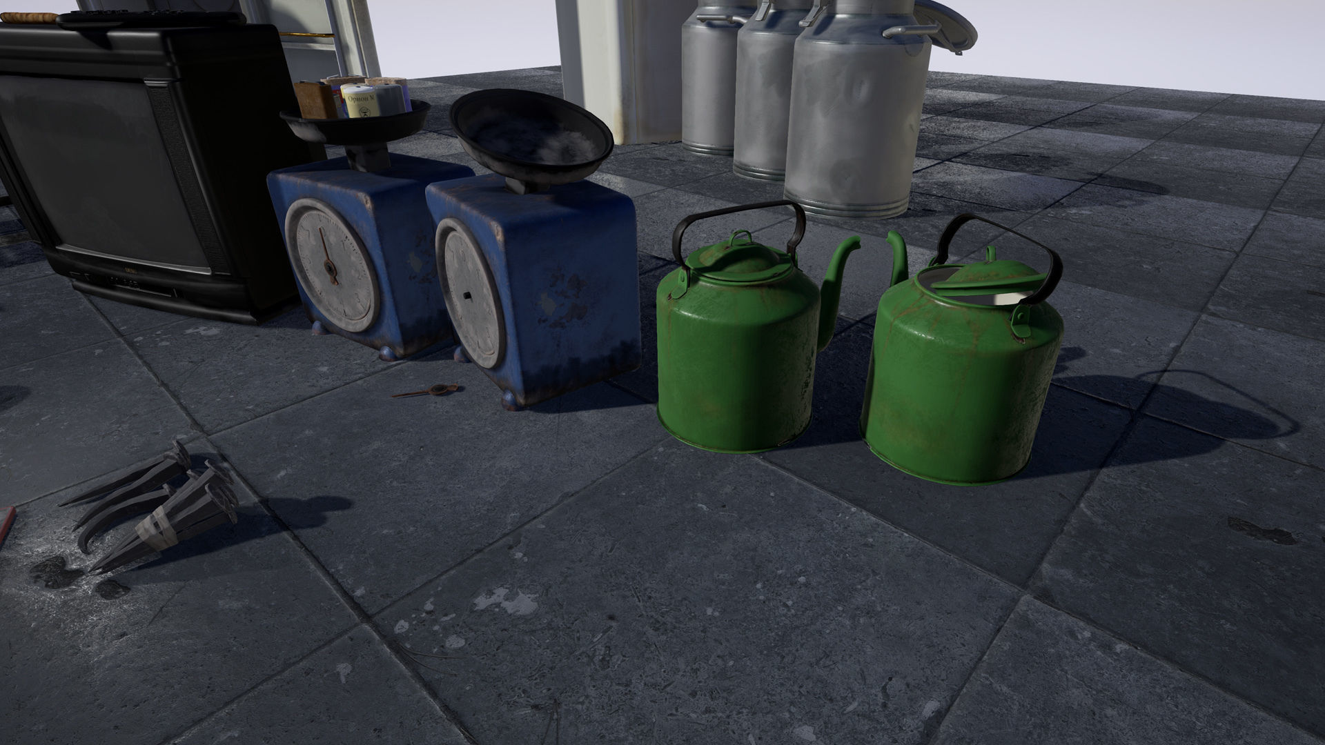 Urban Interior Props Pack Vol 2 Low-poly 3D model_11