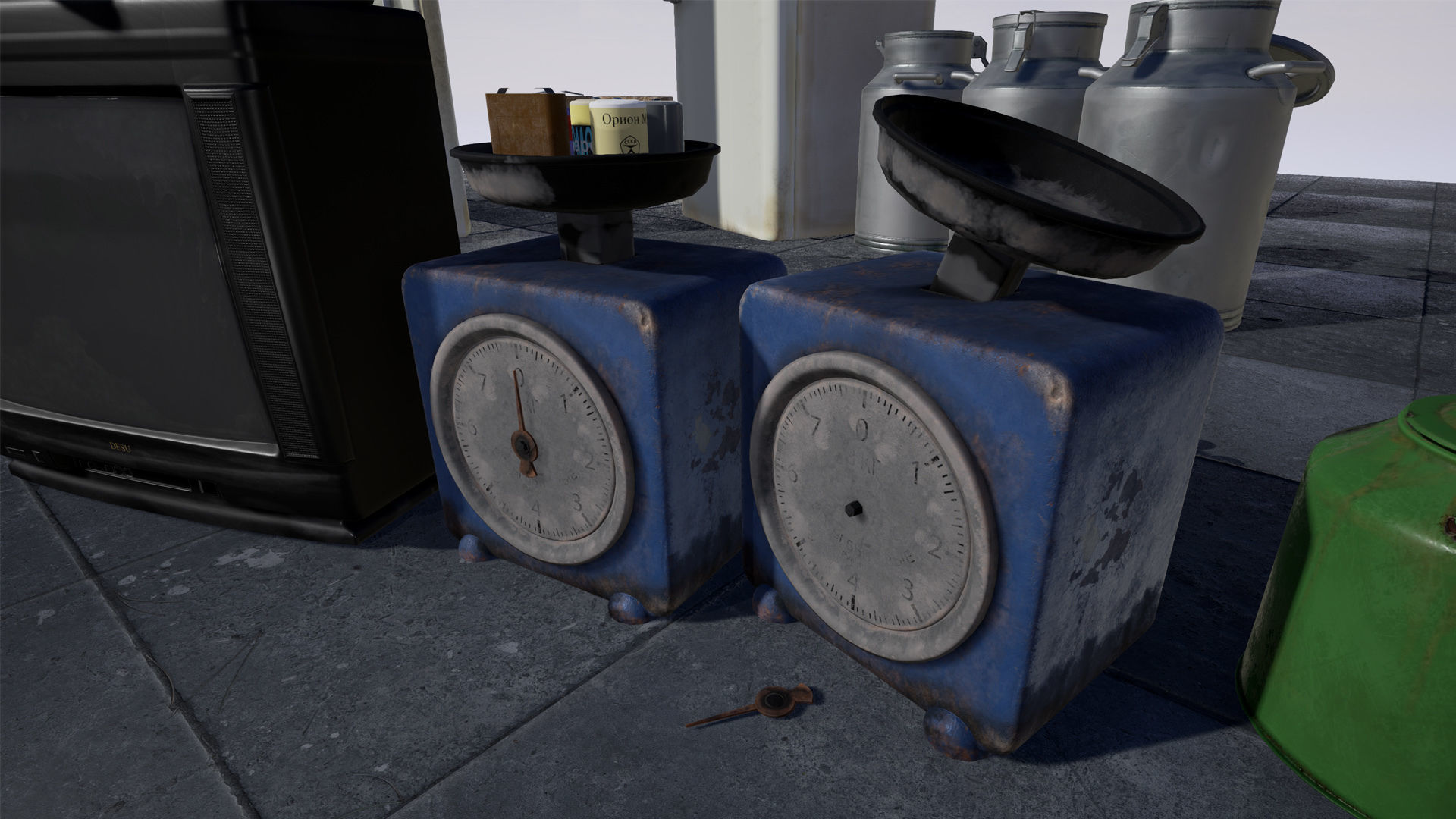 Urban Interior Props Pack Vol 2 Low-poly 3D model_4