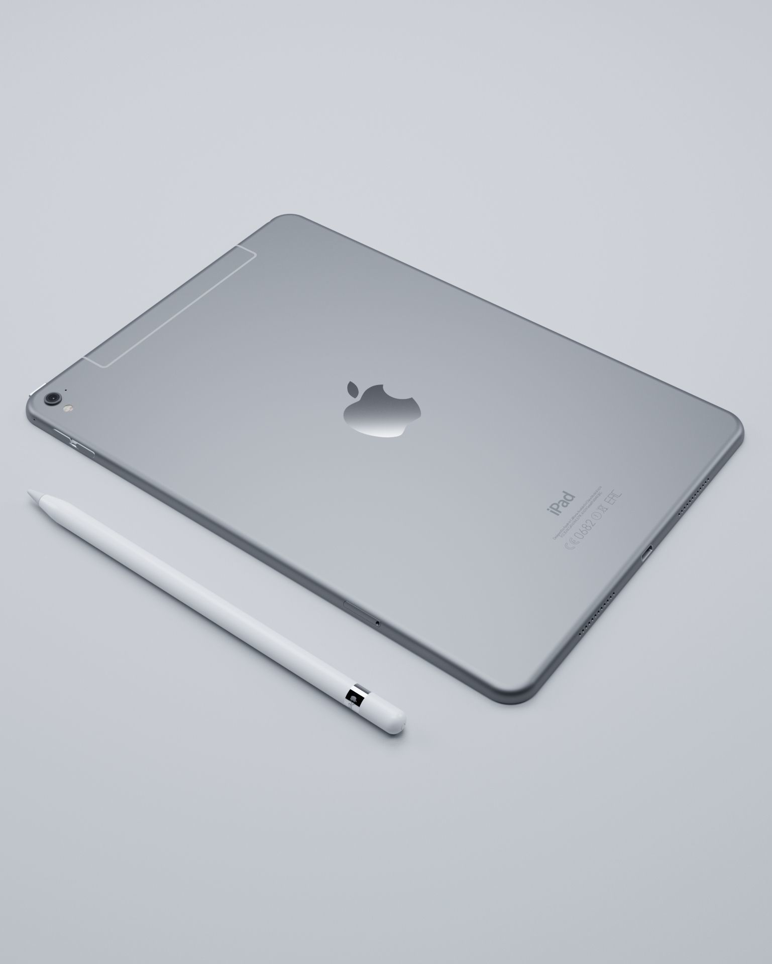 Ipad Pro and Apple Pencil Free 3D model_3