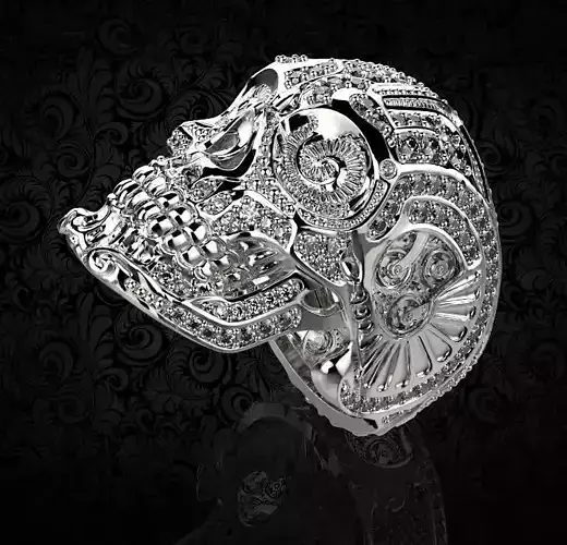 Skull Ring 3D 3D print model