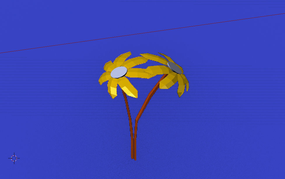 low poly nature tree Low-poly 3D model_18