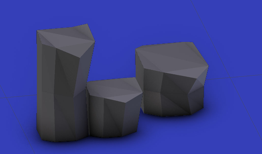 low poly nature tree Low-poly 3D model_5