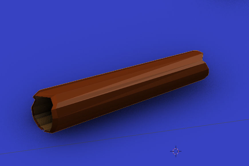 low poly nature tree Low-poly 3D model_8