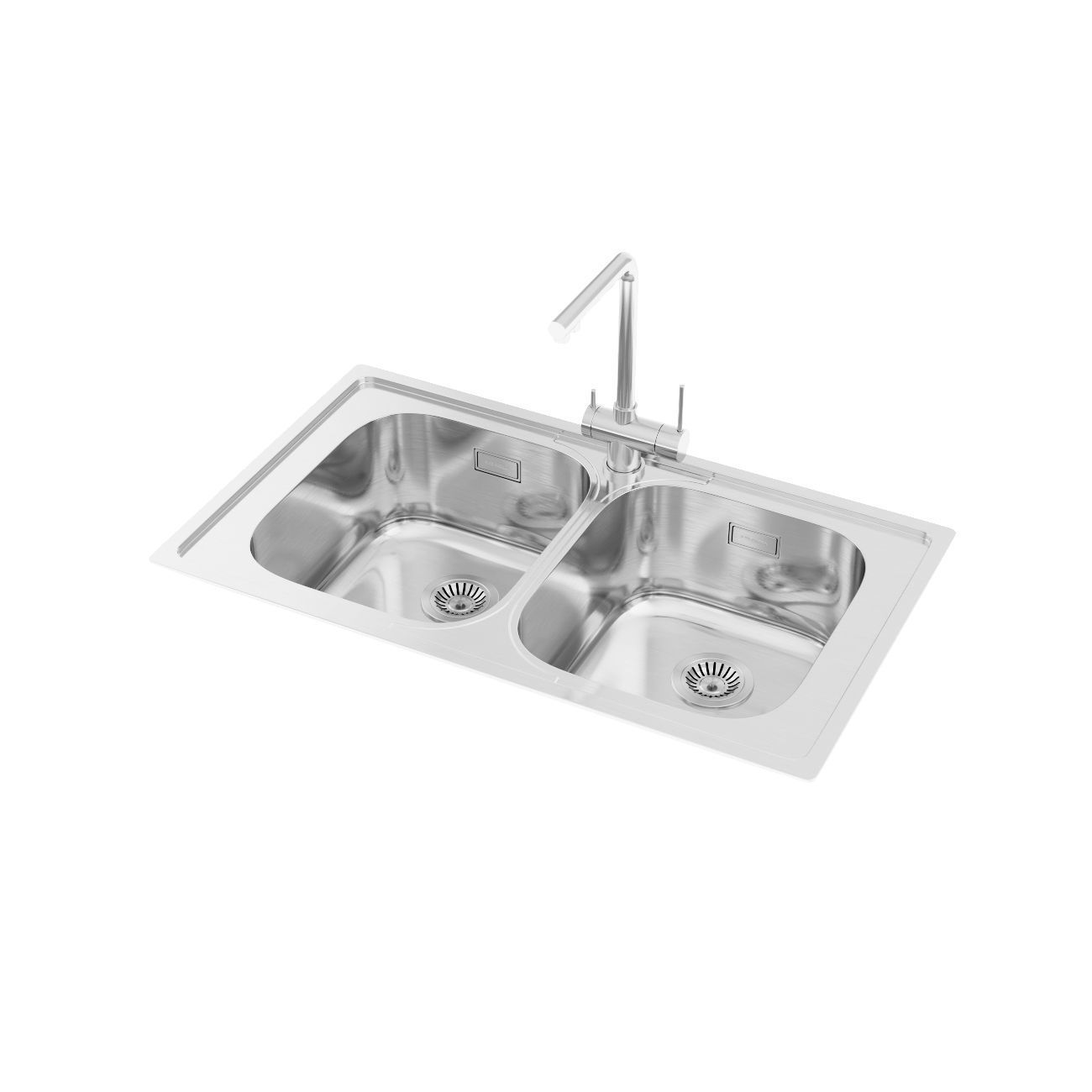 Barazza sinks 3D model_14