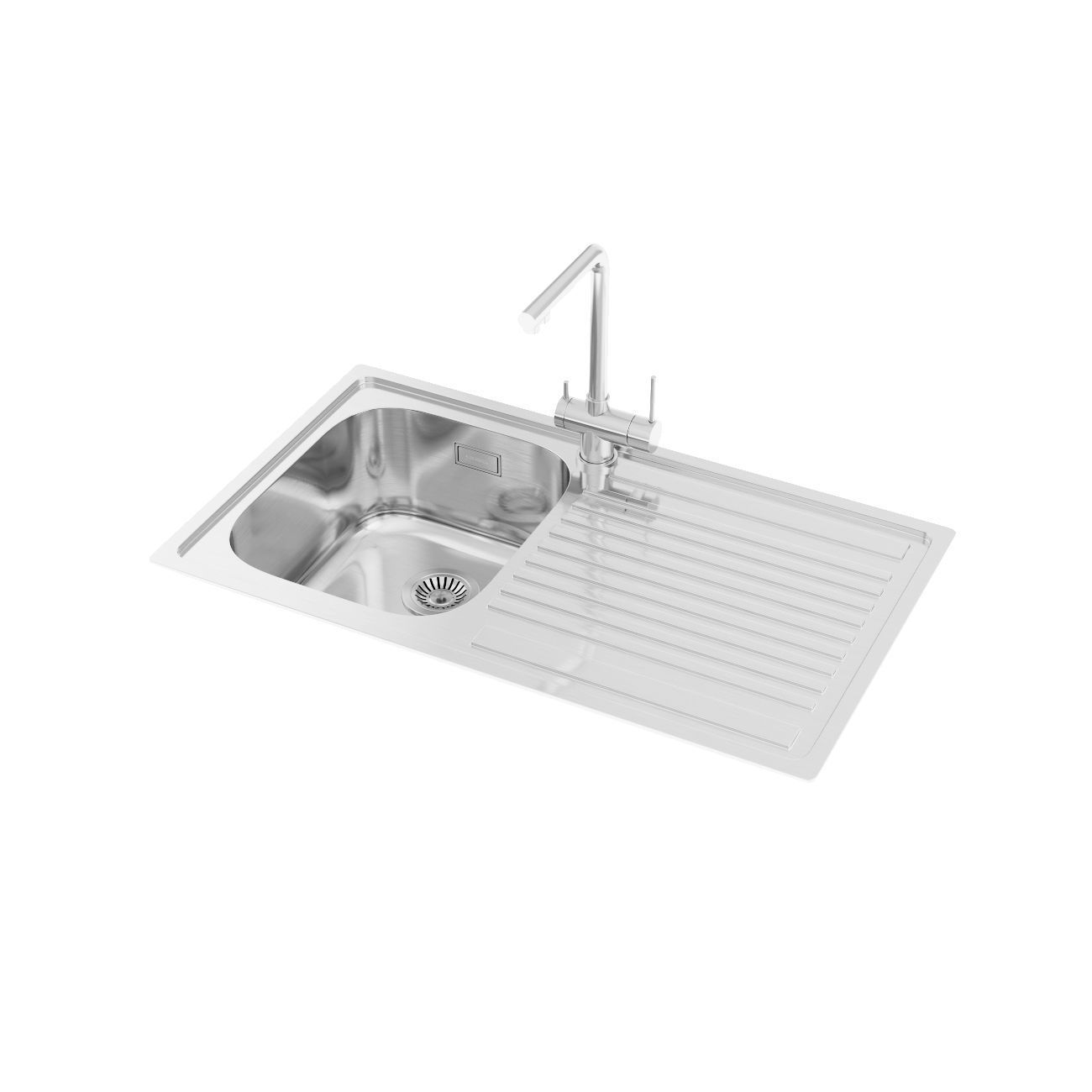 Barazza sinks 3D model_11