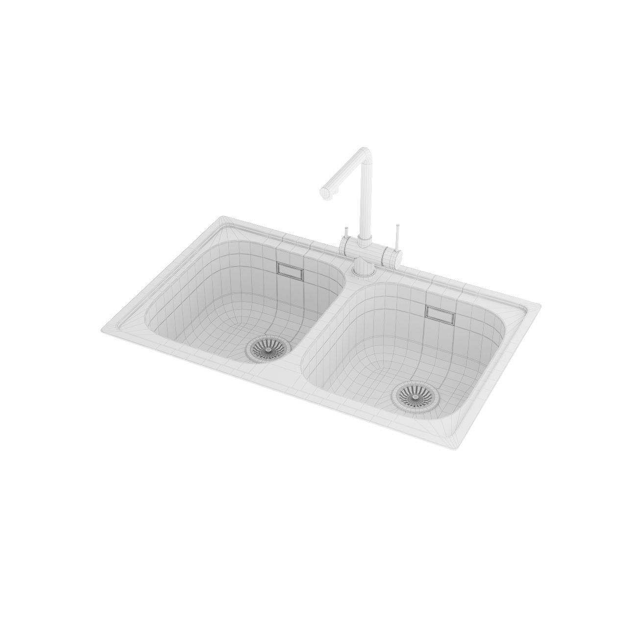Barazza sinks 3D model_27