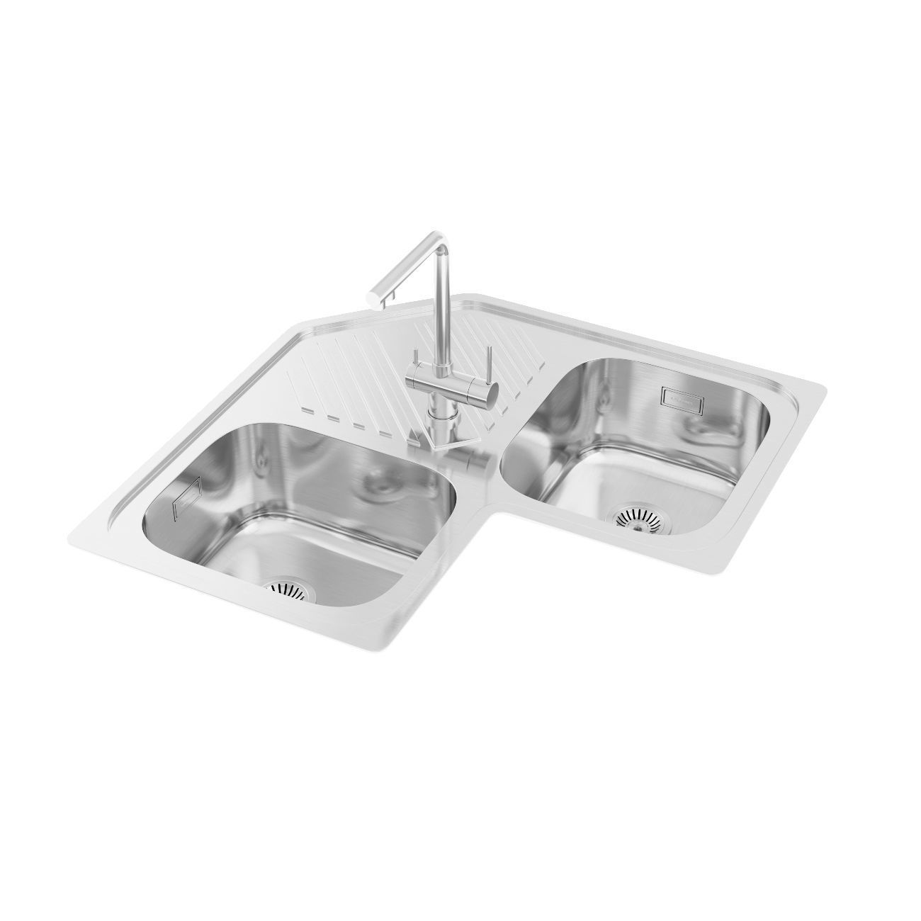 Barazza sinks 3D model_15