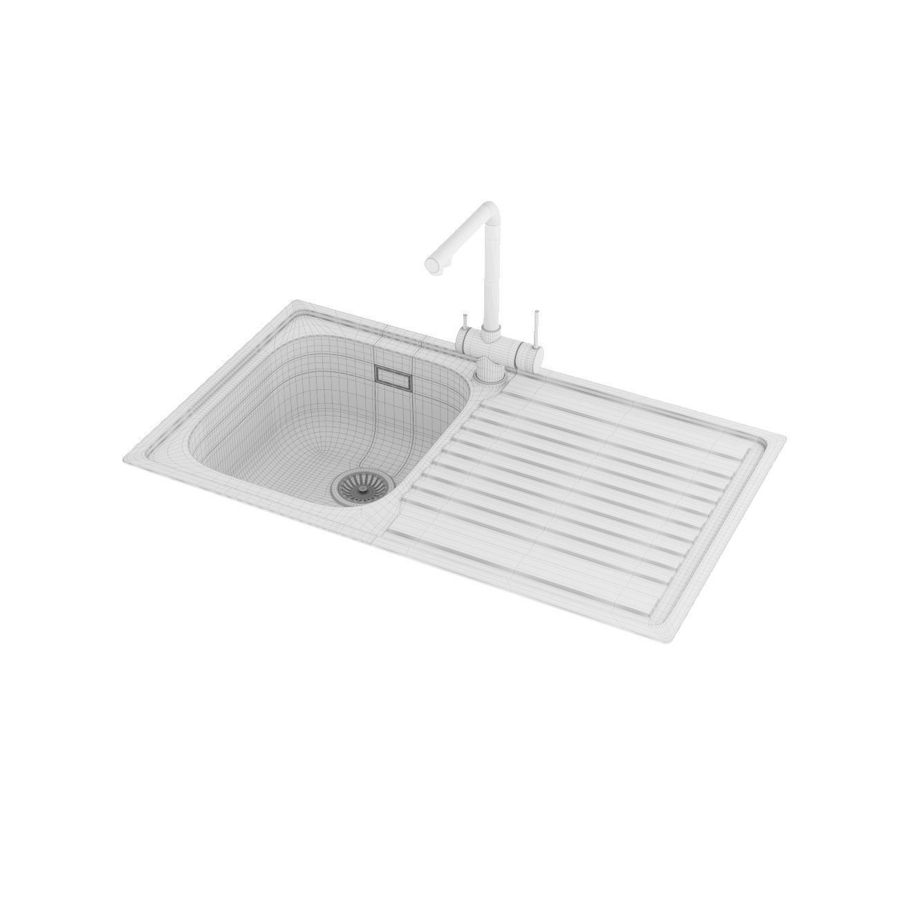 Barazza sinks 3D model_22
