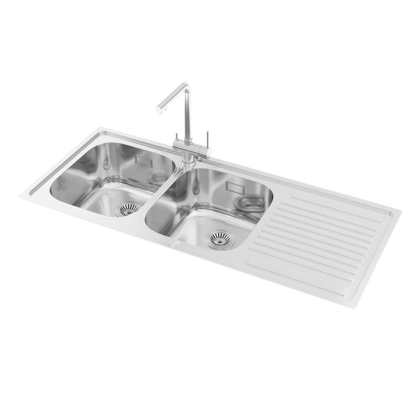 Barazza sinks 3D model_9