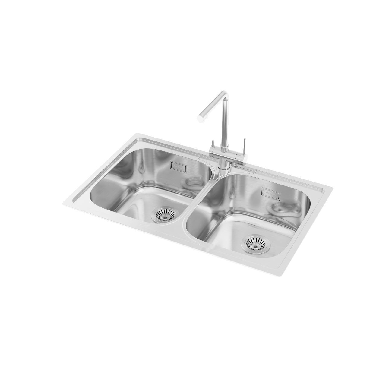 Barazza sinks 3D model_13