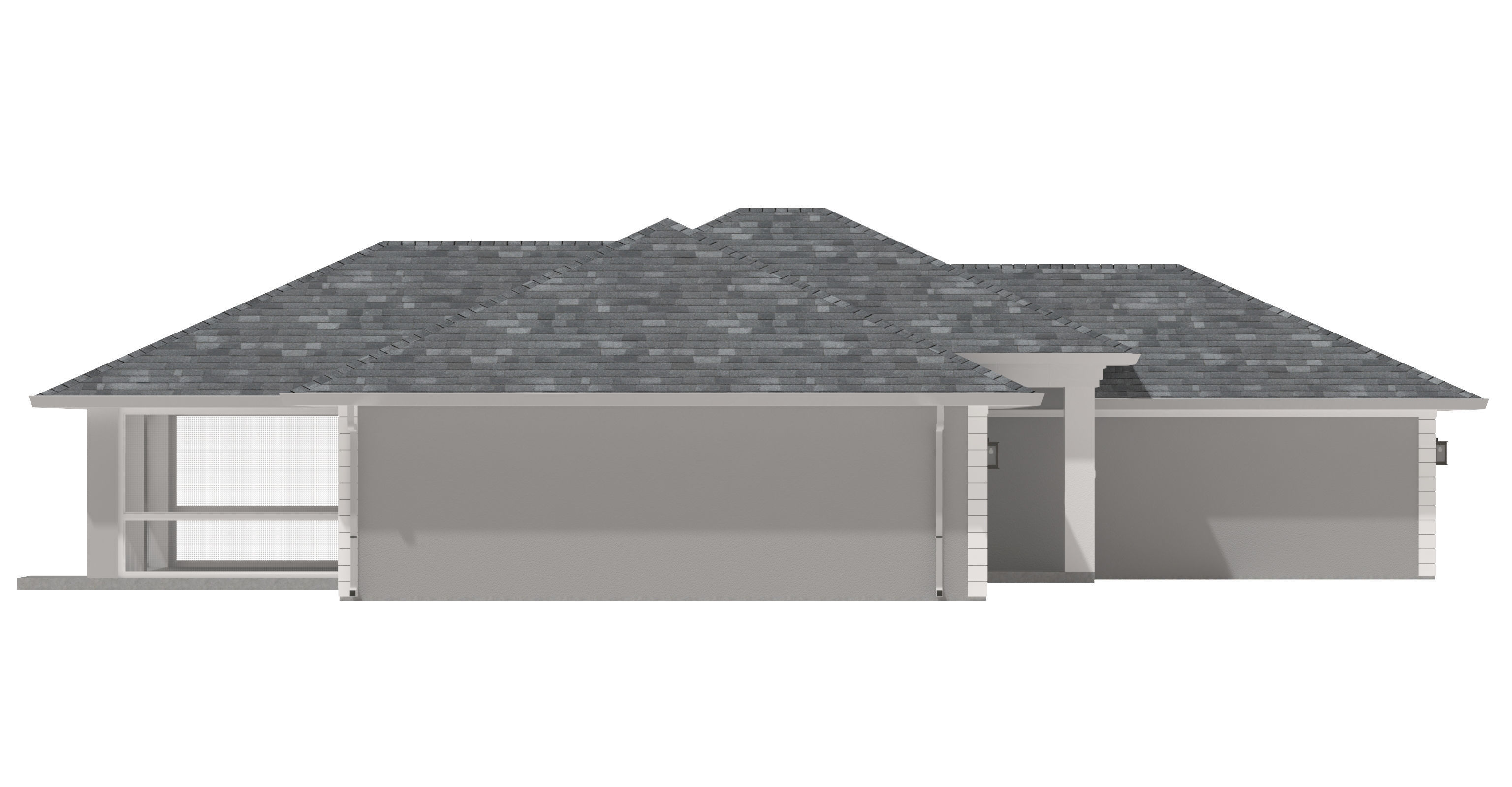 House-023 Low Poly 3D model_9