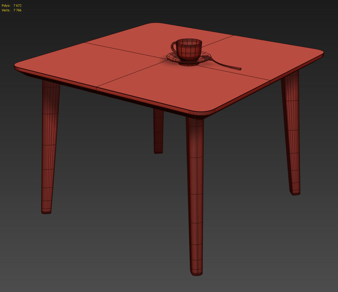 LISABO coffe table 70cm 3D model_6