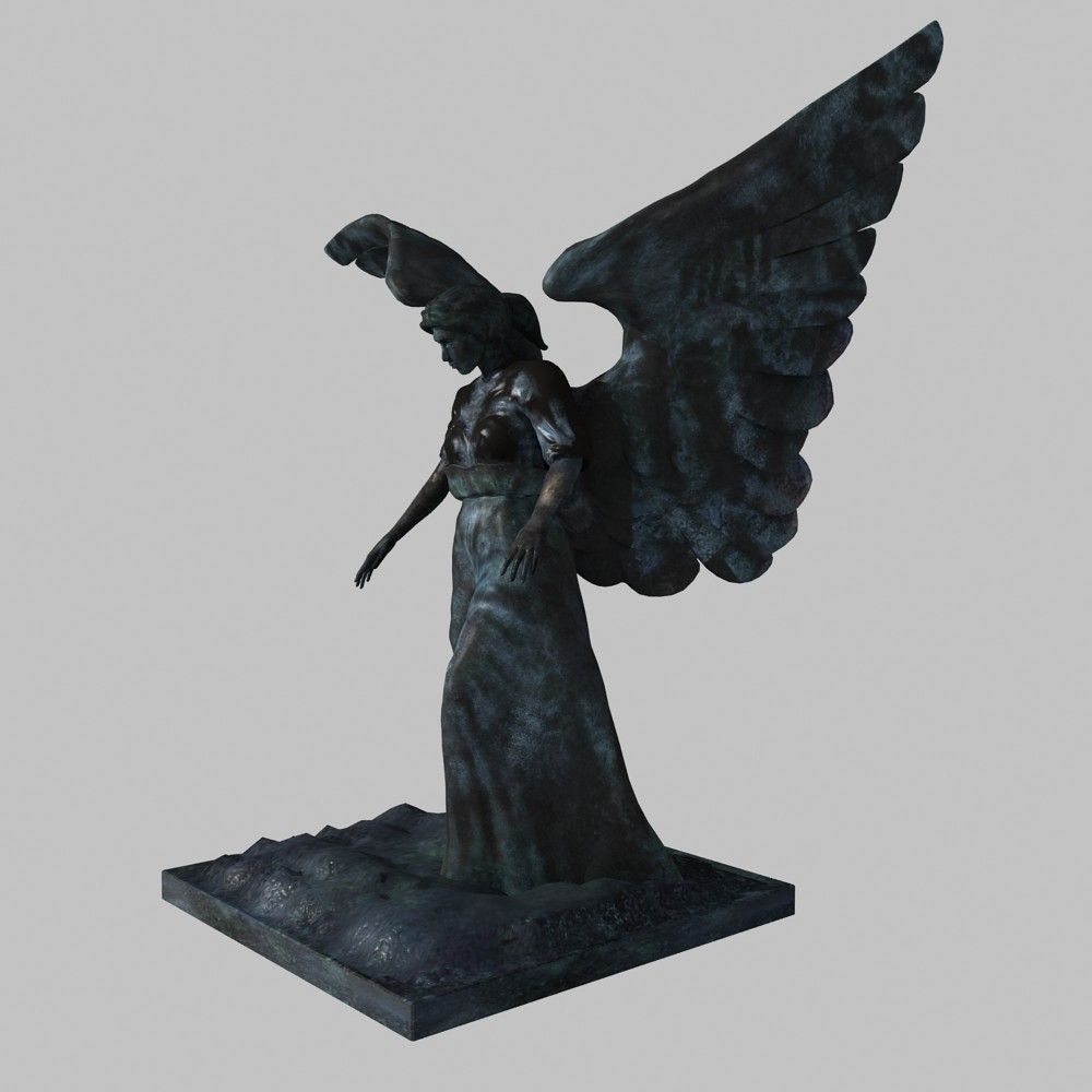 Bronze Goddess 01 3D model_2