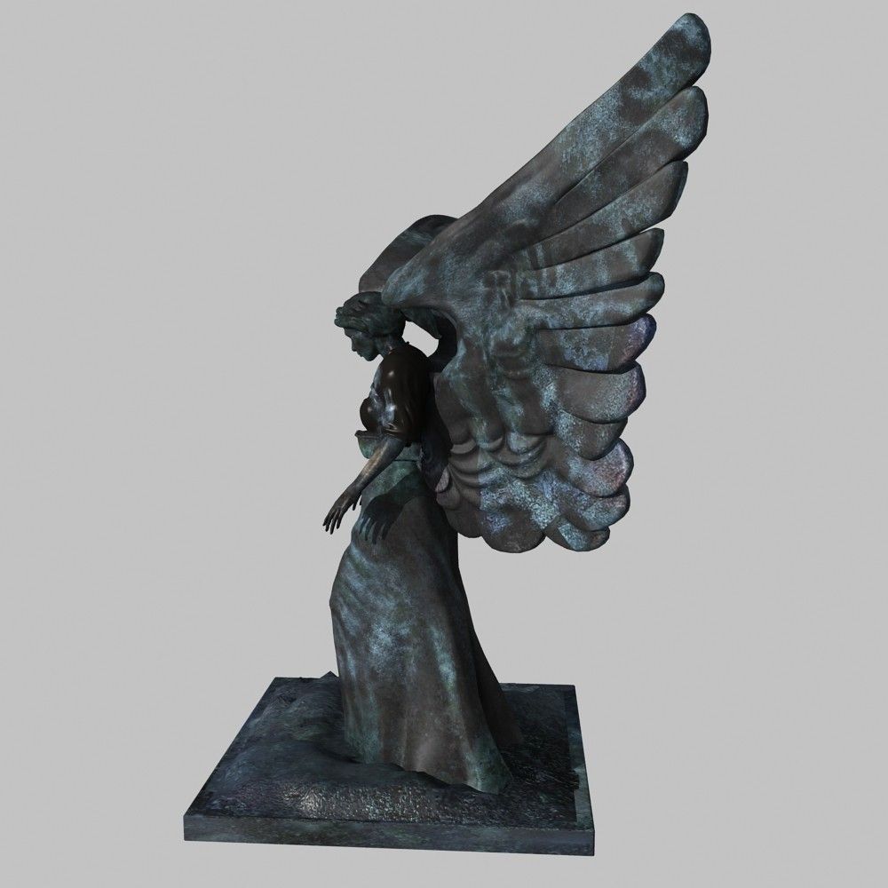 Bronze Goddess 01 3D model_5