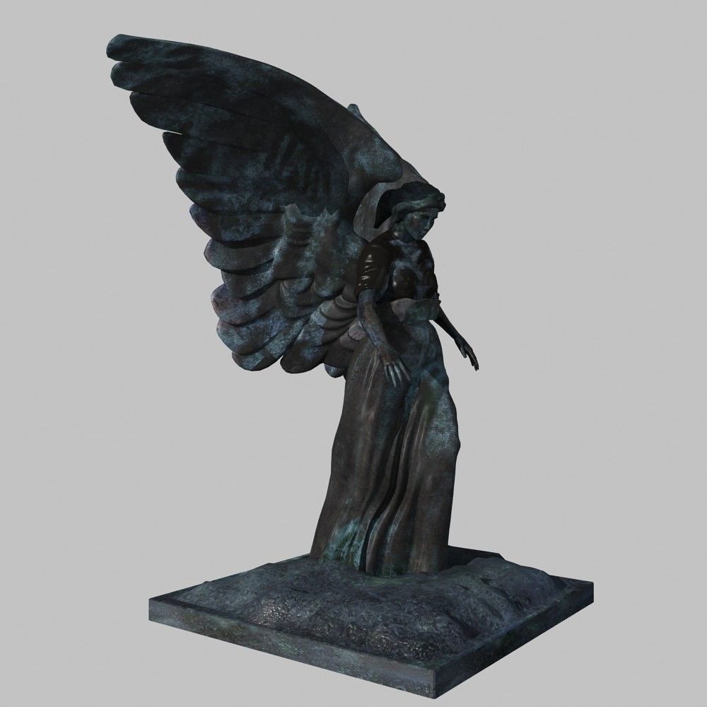 Bronze Goddess 01 3D model_3