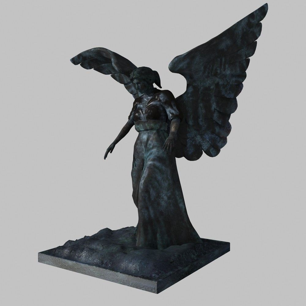 Bronze Goddess 01 3D model_6
