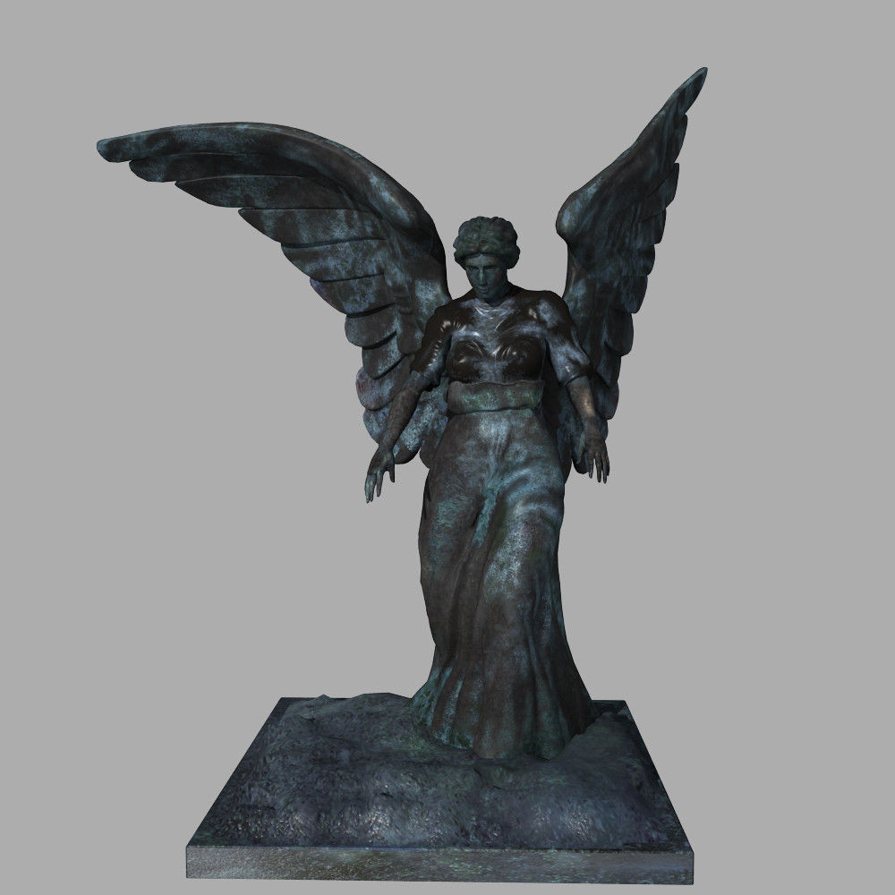 Bronze Goddess 01 3D model_4