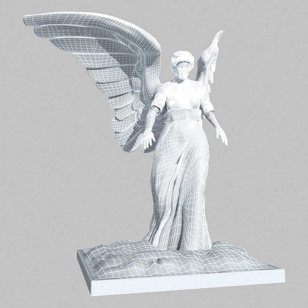 Bronze Goddess 01 3D model_9