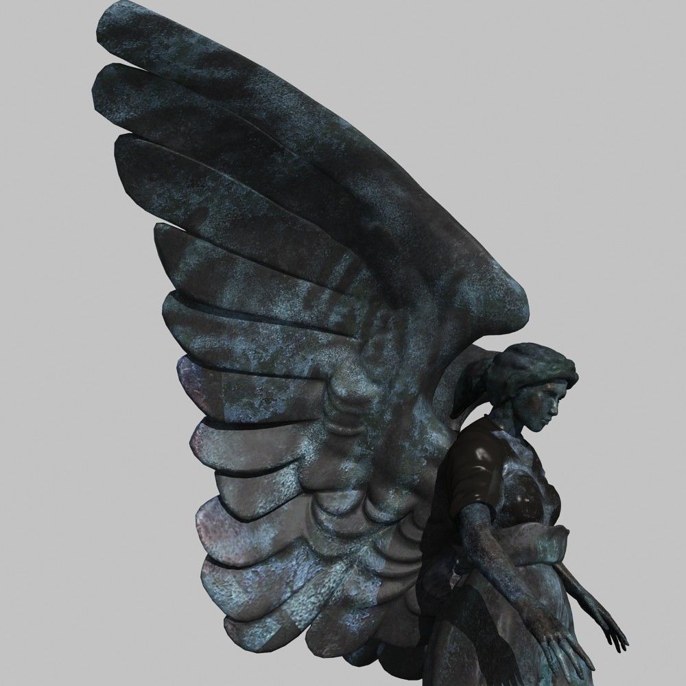 Bronze Goddess 01 3D model_12