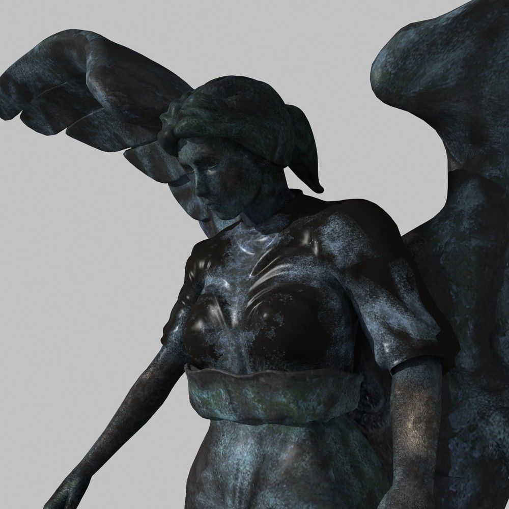 Bronze Goddess 01 3D model_7