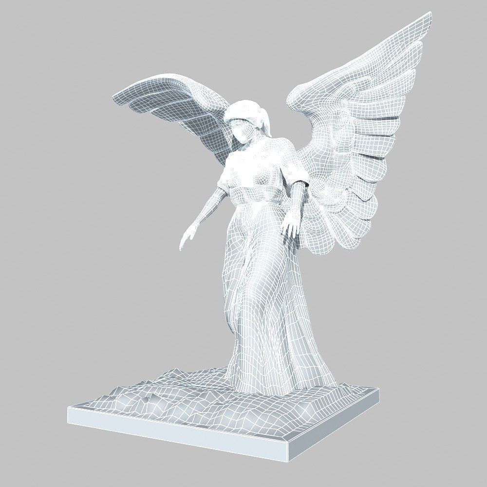 Bronze Goddess 01 3D model_11