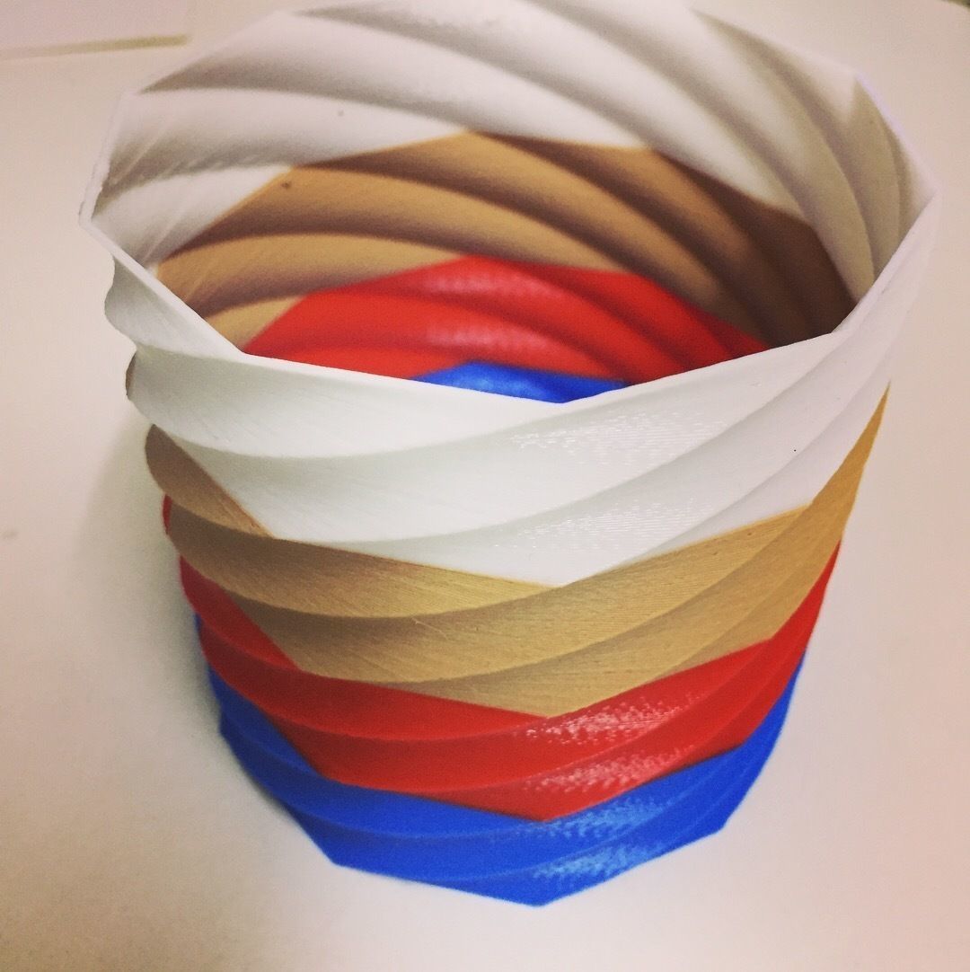 Colour Full planter 3D print model_4
