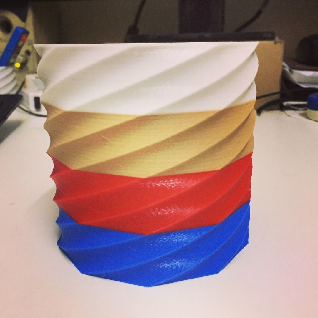 Colour Full planter 3D print model_3