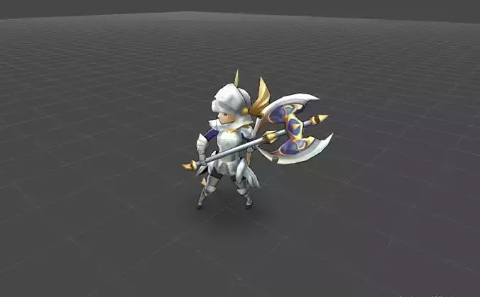 Low Poly Luna knight