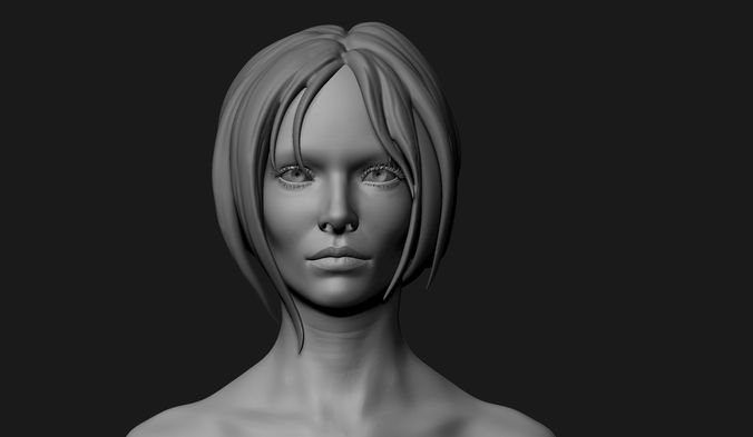 Zbrush Female Basemesh 01 3D model