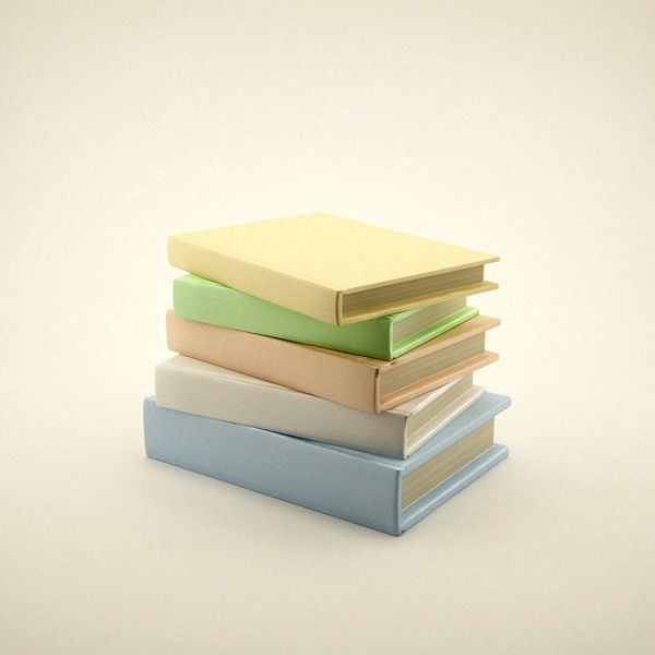 General Books Free 3D model_1