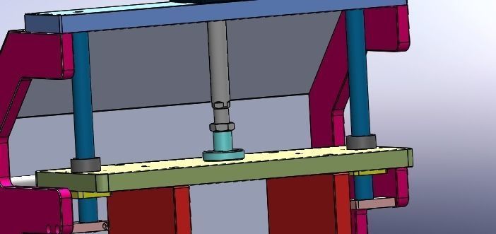 Pressing group mechanism 3D model_5
