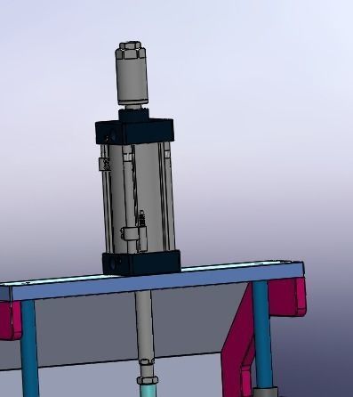 Pressing group mechanism 3D model_4