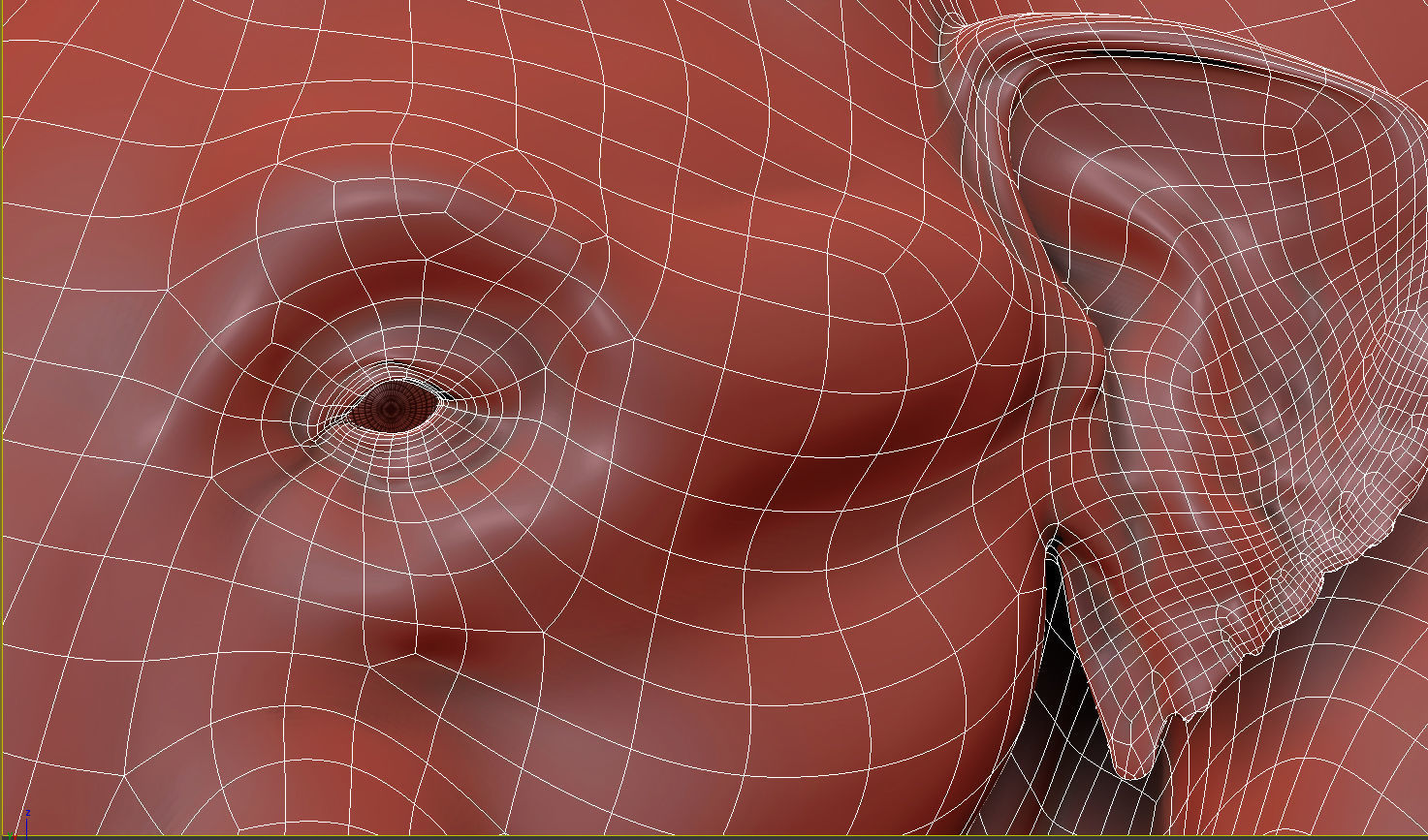 Mammoth Maya 3D model_9