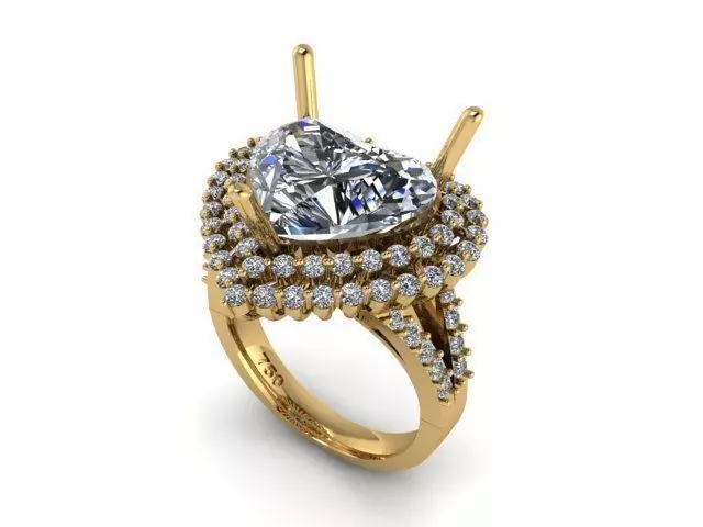 Ring T00295 3D print model_0