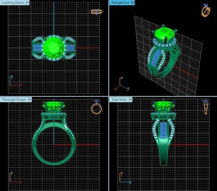 Ring T00300 3D print model_2