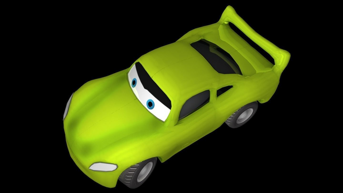 3d raceing car 3D model