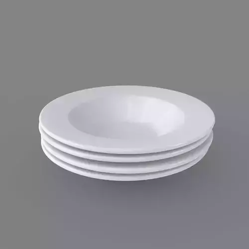 Plates Pack of 4 - Soup Bowls