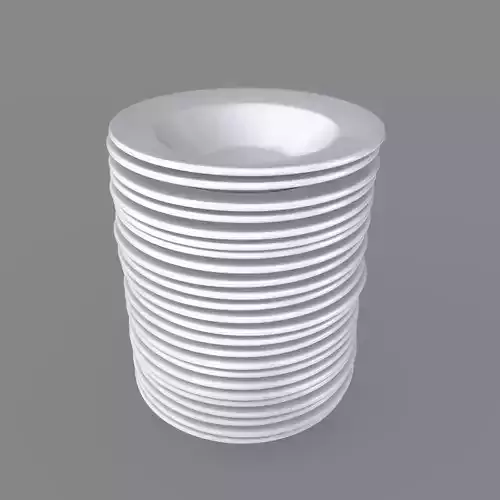 Plates Pack of 24 - Soup Bowls