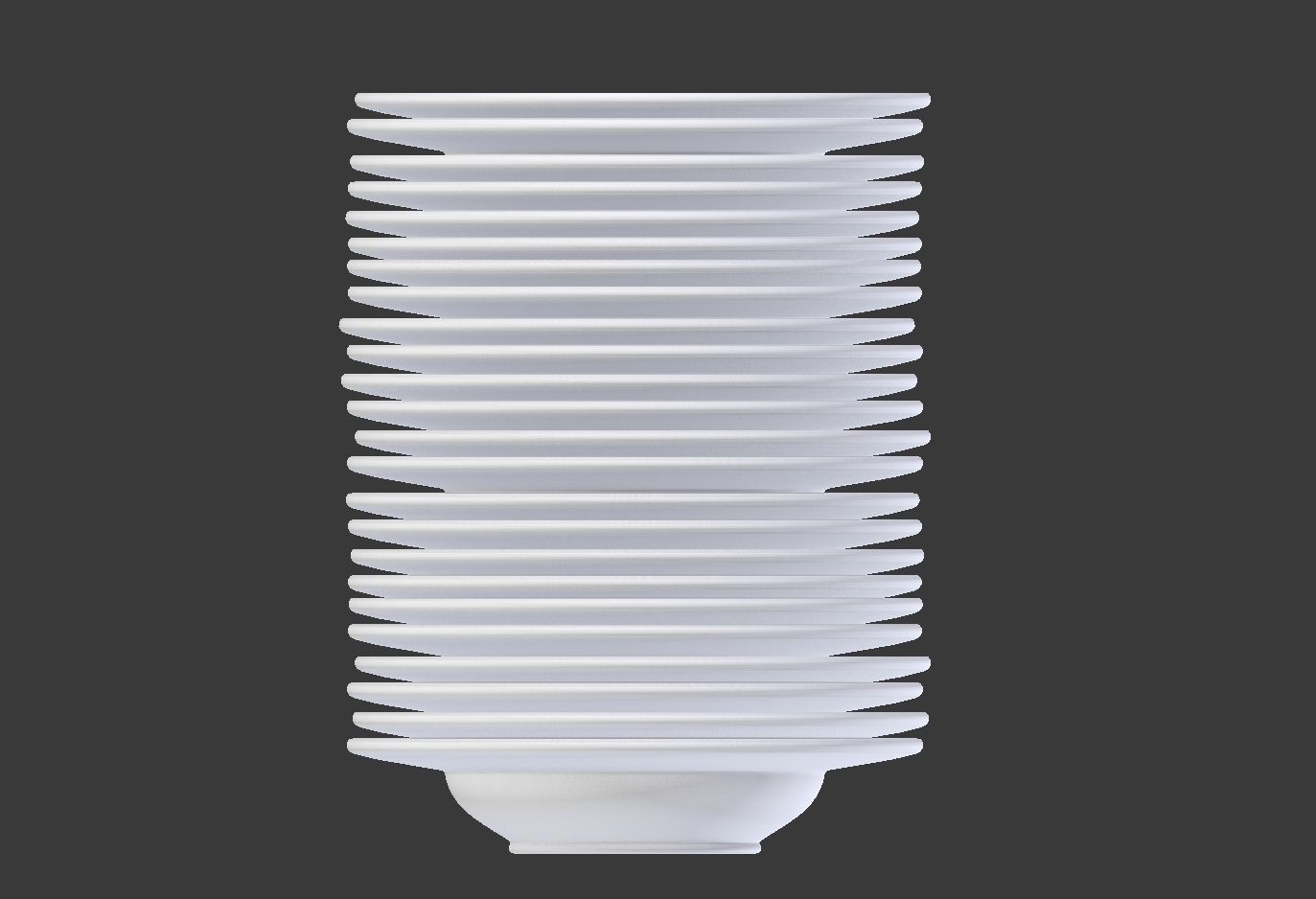 Plates Pack of 24 - Soup Bowls 3D model_2