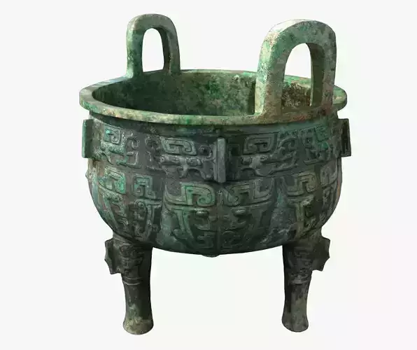Chinese Bronze Tripod 