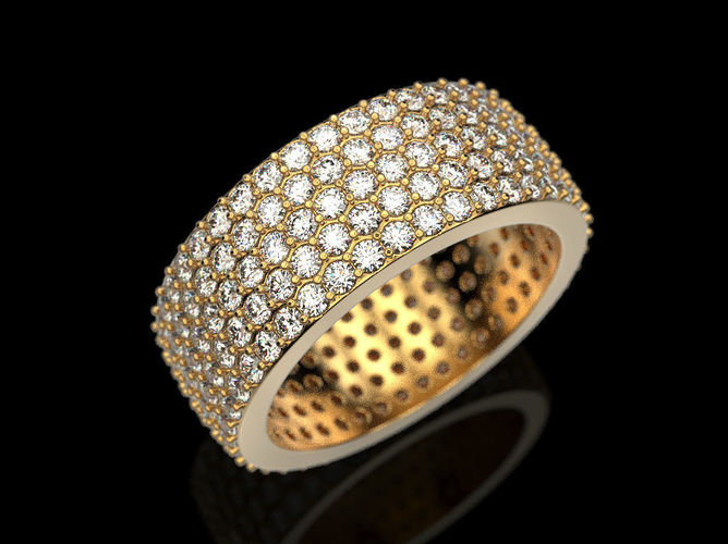 Wedding ring Olga Free 3D print model