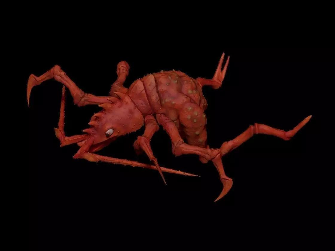 lobster demon 3D model_0